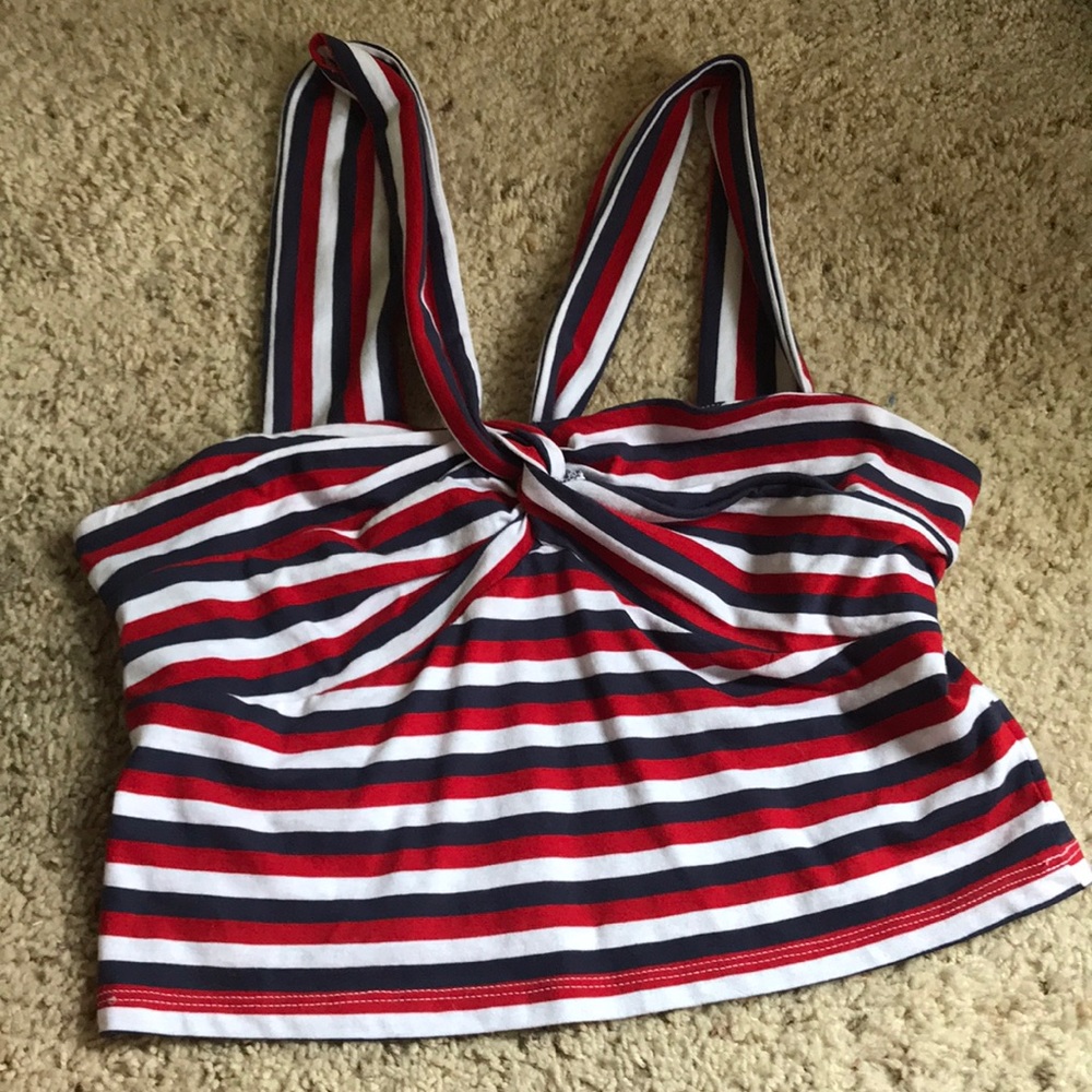 cross over with tie, tank